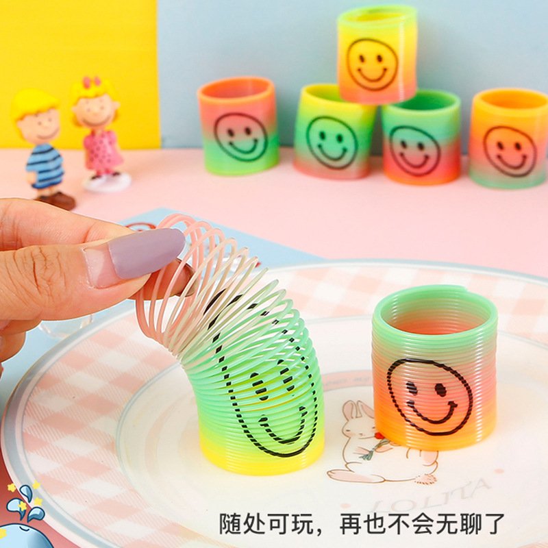 魔力彩虹圈彈簧圈層層疊疊樂男女孩學生益智玩具地攤地推網紅同款