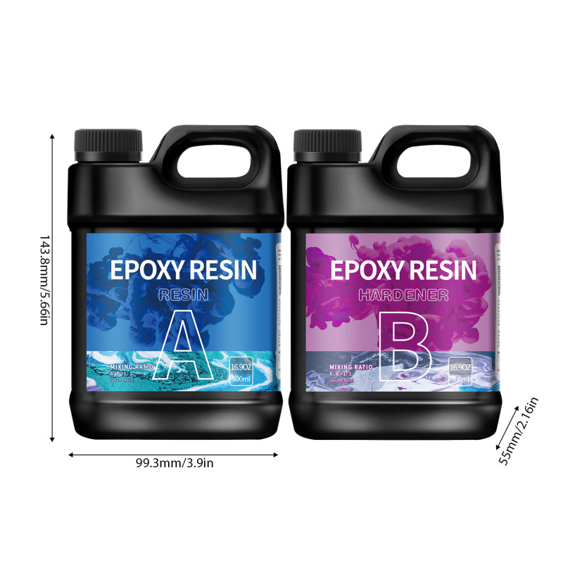 工場直販クロスボーダー1:1高透明性耐黄変クリスタル接着剤DIYジュエリーエポキシ樹脂ab接着剤リバーテーブルセット|undefined