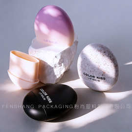 粉尚 彩妆包材汕头彩妆半透喷砂哑面鹅卵石腮红棒高光棒粉底液棒