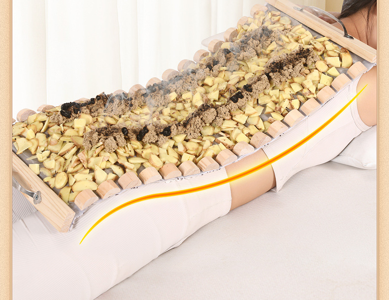 Stainless Steel Du Meridian Moxibustion Rack Set Long Snake Back Frame with Abdominal Piece and 300g Moxa Wool key features