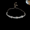 Серебристый, змеиный узор (цепочка)