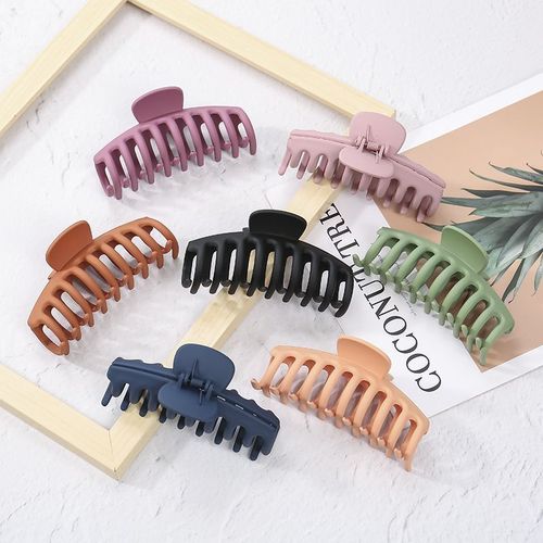 Cross-border hair grab Amazon best-selling 11 cm large grab clip set bath hair accessories hair shark clip vertical clip