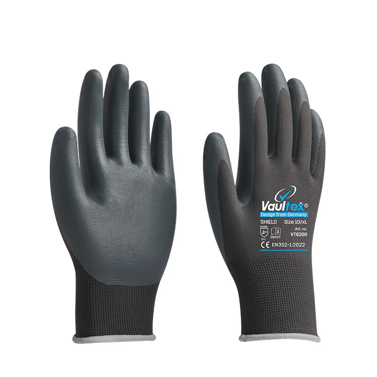 VaultexPU13针平挂防滑防脏防扎透气耐磨可定 制批发劳保手套