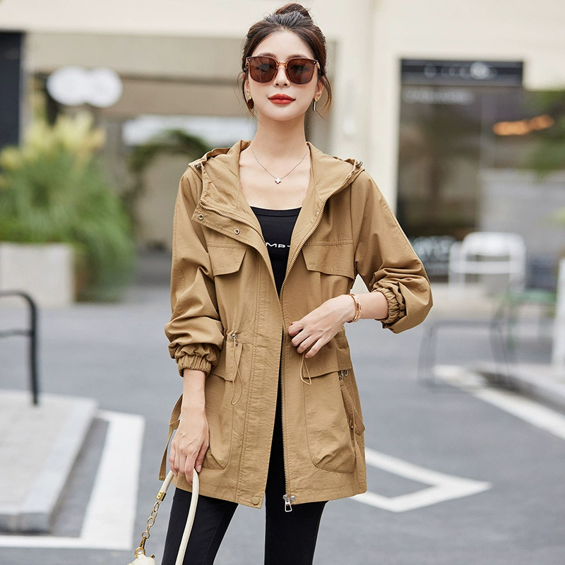 Autumn trench coat, jacket for leisure