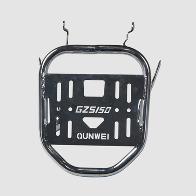 Suitable for Haojue Hj150-29A Gzs150 Tail Rack Motorcycle Rear Rack Gz150E Trunk Bracket Modification (Motorcycle tail) - silver-gzs150-electroplated-tailstock