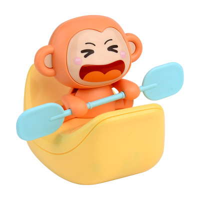 儿童戏水玩水玩具批发男女孩婴儿电动猴子皮划艇浴室宝宝洗澡玩具