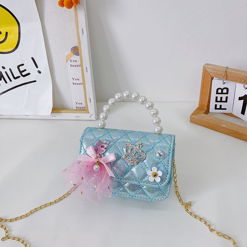 Bolso para niños pequeña niña 2021 bolso de hombro de moda Aisha bolsa de mensajero blanca como la nieve mini bolso de moda monedero