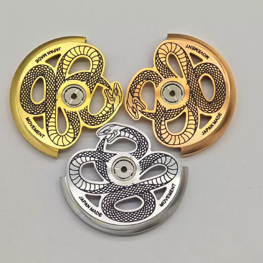 工厂新款加工精雕蛇陀适配机械手表NH35/35a/36/36a机芯