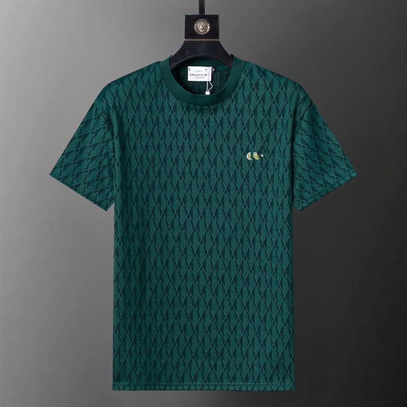Cross-Border High-End Summer New Short-Sleeve Luxury Men's Round-Neck T-Shirt, Breathable Casual Correct Version, Hot-Selling Item Cross-Border High-End Summer New Short-Sleeve Luxury Men's Round-Neck T-Shirt, Breathable Casual Correct Version, Hot-Selling Item
