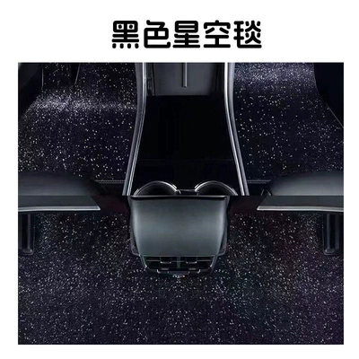 model, plush thickened floor mat, specialized – Car Carpet - cashmere-starry-sky-blanketblack