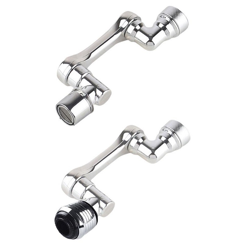 Cross-border 1080 rotating faucet extender ABS faucet mechanical arm bubbler sink lengthened water filter