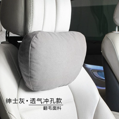 suitable for Mercedes-Benz S-Class Maybach, Headrest - perforated-gentleman-gray-neck-pillow