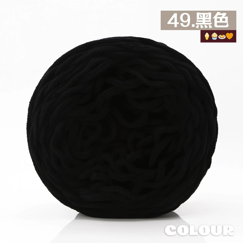 Плюшевый чинилевый шарик пряжи из велюра, толстоующее пряжу для шарфов, подушек и тапочек, множество цветов