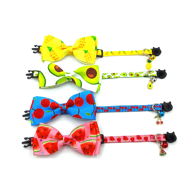 水果猫项圈 蝴蝶结-1