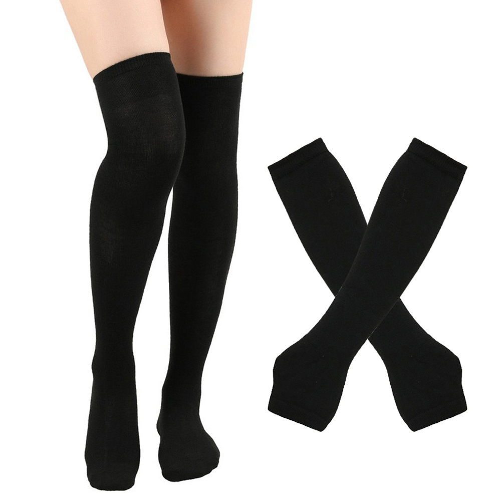 Mănuși cu dungi, șosete lungi peste genunchi, set de costume de petrecere pentru cosplay de Halloween SOC_voghion.com