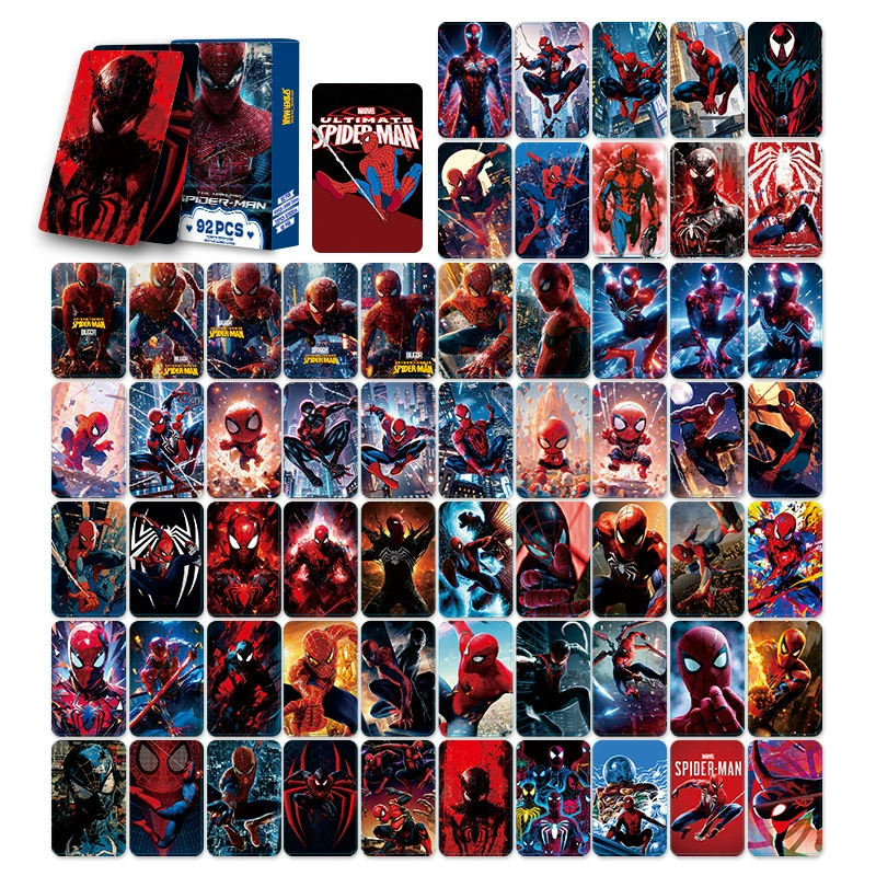 Кросс-border специальное предложение 92 HD открыток с Spider-Man, мультяшная анимация KPOP периферия ЛОМО маленькие открытки