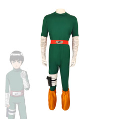 鑫漫阁万圣节李洛克cos服连体衣服动漫角色扮演cosplay忍者套装