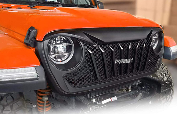 Suitable for 18-20 Jeep Wrangler JL front grille and front bumper center mesh