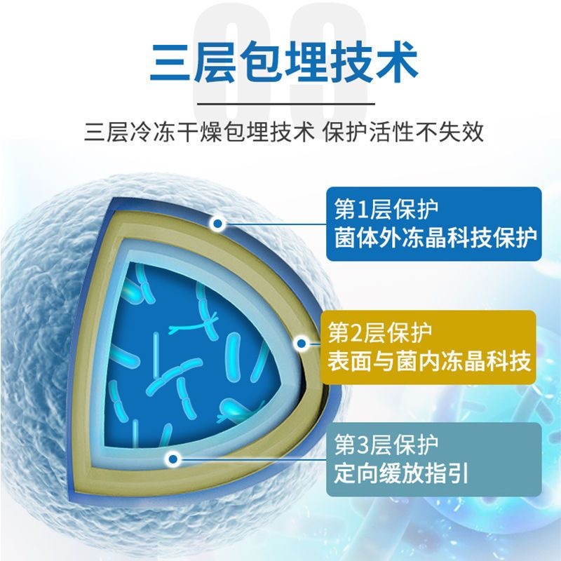 National Patent Strain 1,800,000,000 Imported Live Bacteria Probiotic Freeze-Dried Powder 5g x 30 Pieces