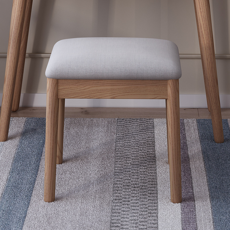 Armario de almacenamiento de cera blanca de madera maciza nórdica dormitorio integrado simple apartamento pequeño mesa de maquillaje multifuncional