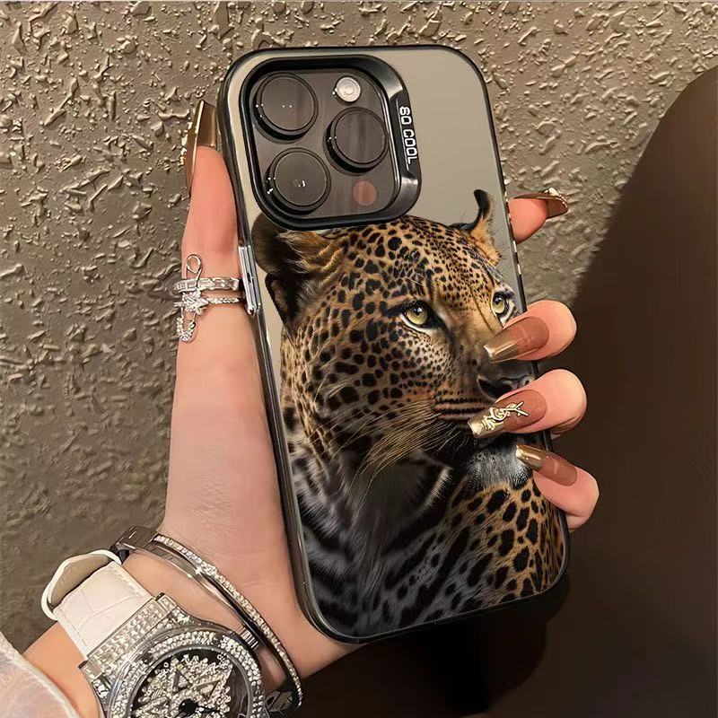 Nuevo leopardo adecuado para iPhone 16 funda para teléfono móvil Apple 15promax/14 hombres y mujeres de moda 13pro12 Europa y América 11
