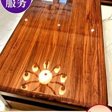 家具贴膜耐高温防烫灶台大理石茶几实木餐桌子岩板桌面透明保护膜