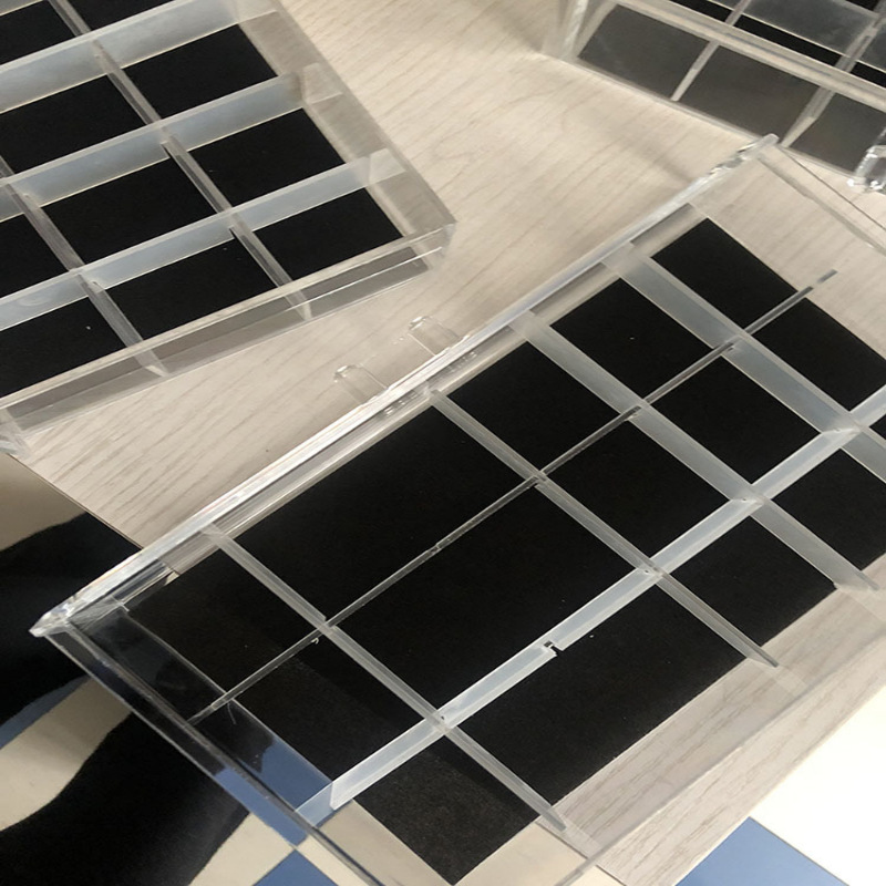 和風缶詰接着剤収納ボックスチェック柄ネイルアートドリルジュエリー引き出しオーガナイザーネイルアート用品デスクトップオーガナイザー