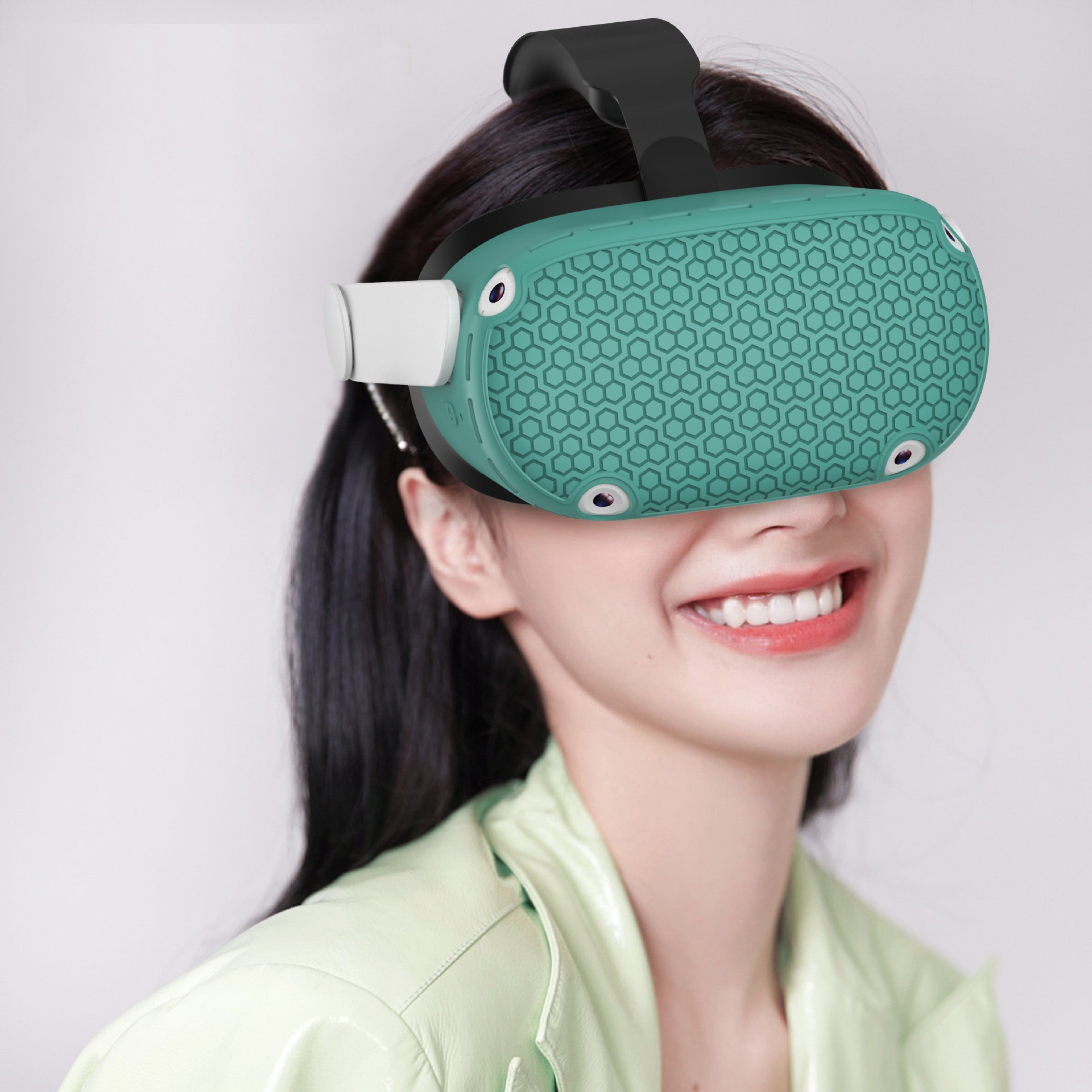 Nueva cubierta protectora aplicable Oculus quest2 host cubierta protectora de silicona antideslizante gafas VR Accesorios inteligentes