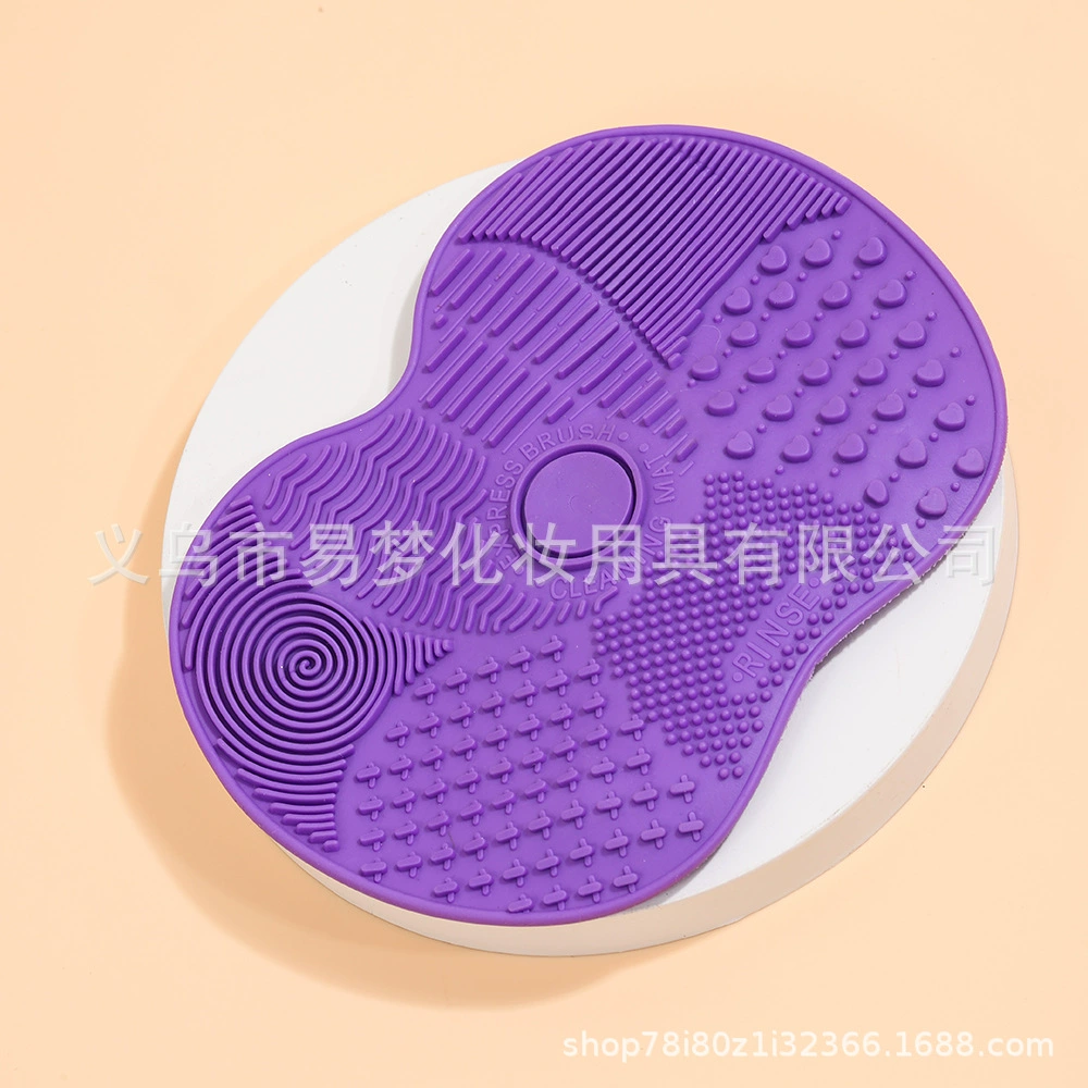 Apple silicone washing brush put makeup clean cashi makeup tool cleaning makeup brushing makeup care clean
