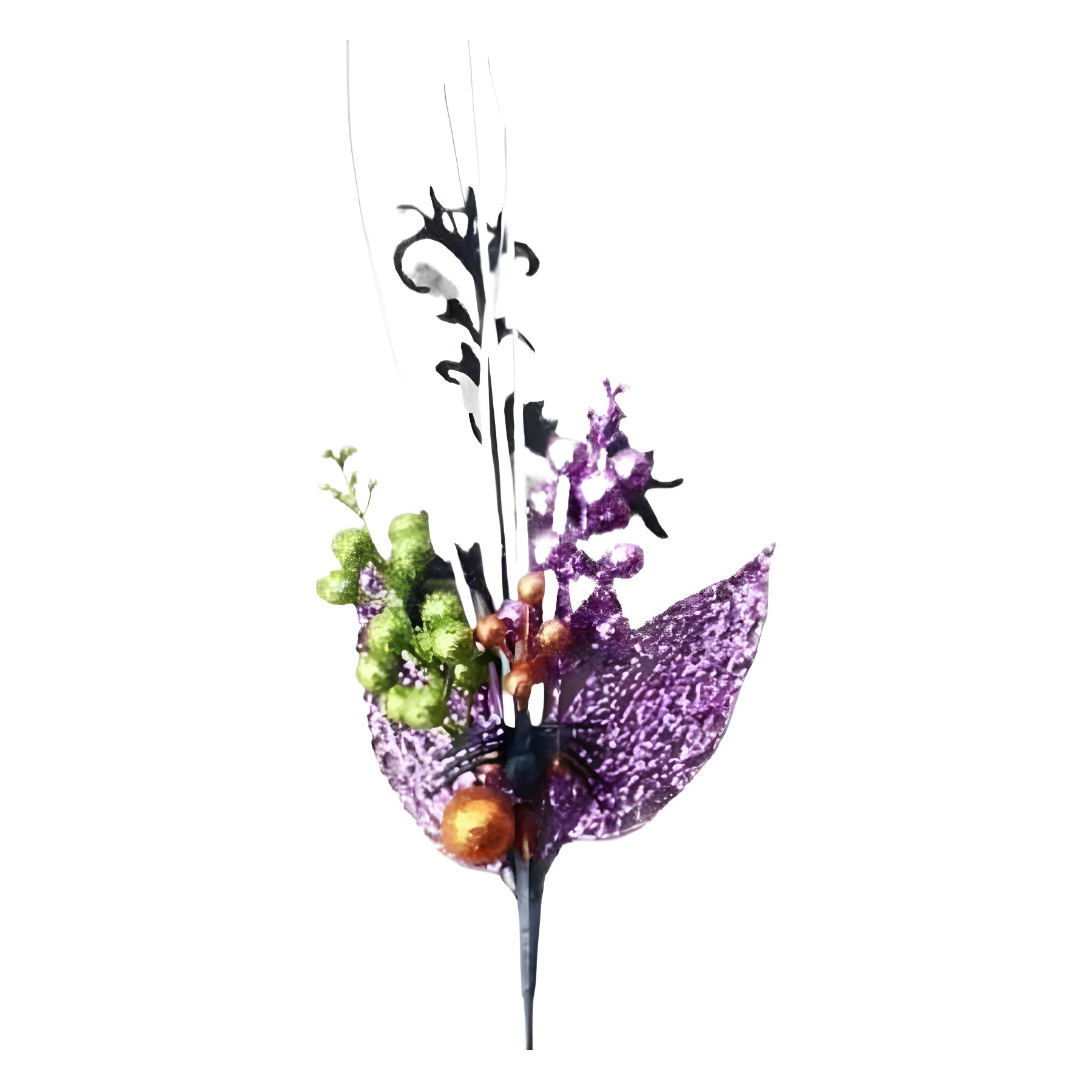 Accesorios de Arreglo Floral de Bayas para Halloween de Plástico Decorativo para Halloween
