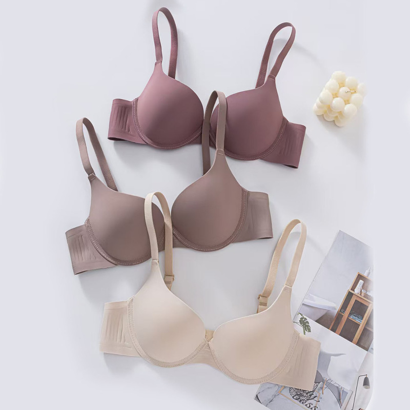 Factory Cross-Border Ready-Made Adjustable Seamless Underwear Women's Push-Up Anti-Sagging Sexy Japanese Bra Young Women's Bra Factory Cross-Border Ready-Made Adjustable Seamless Underwear Women's Push-Up Anti-Sagging Sexy Japanese Bra Young Women's Bra