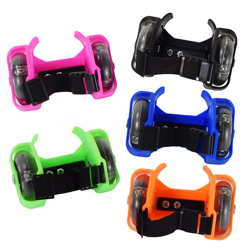 Tiktok Hot Wheels zapatos para caminar ruedas de PVC para niños zapatos luminosos de patinaje sobre ruedas populares herramientas para caminar de tres colores ventas directas de fábrica