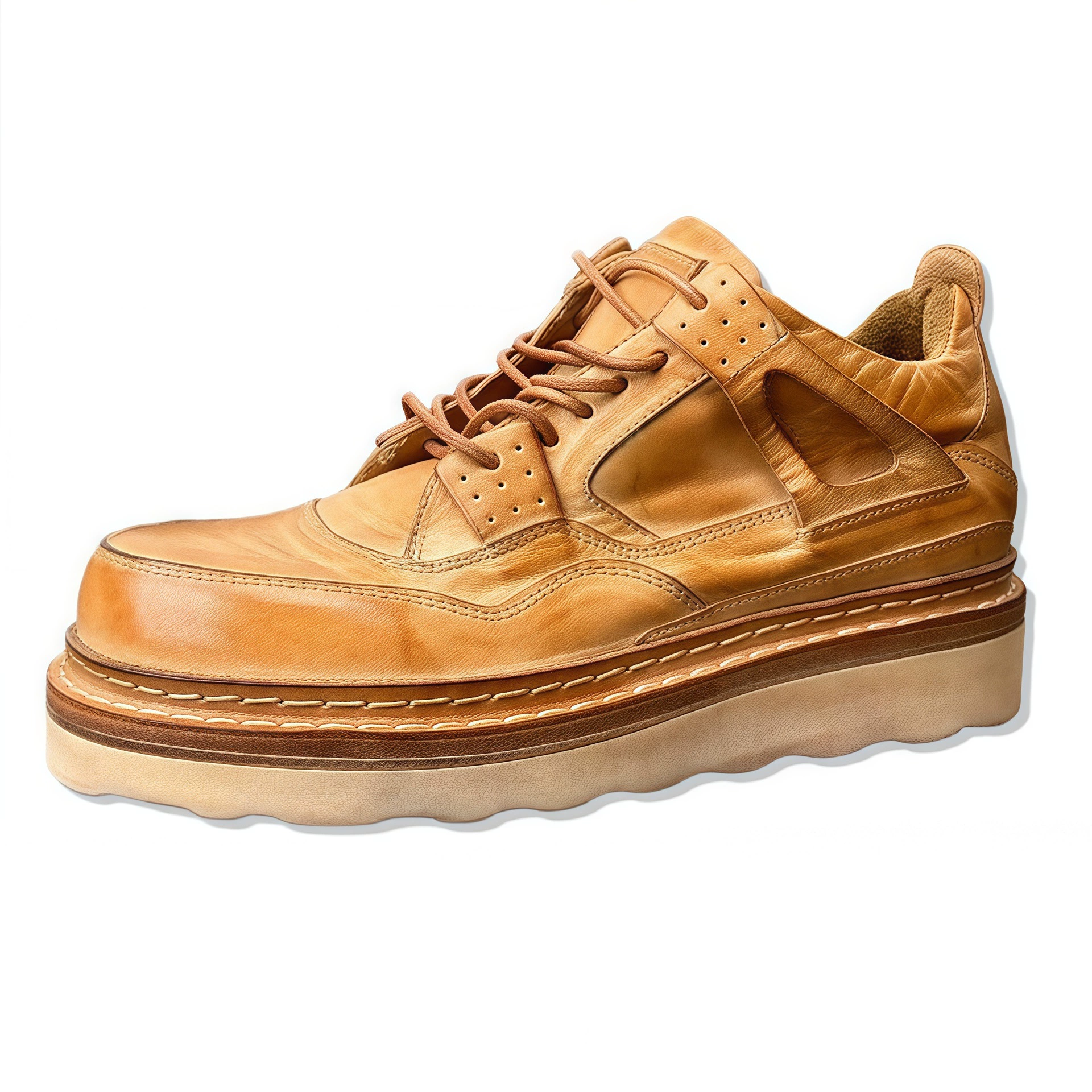 Новые осенние повседневные туфли из натуральной кожи, легкие модные туфли в ретро-британском стиле, рабочие туфли, мужские туфли ручной работы Goodyear из конской кожи