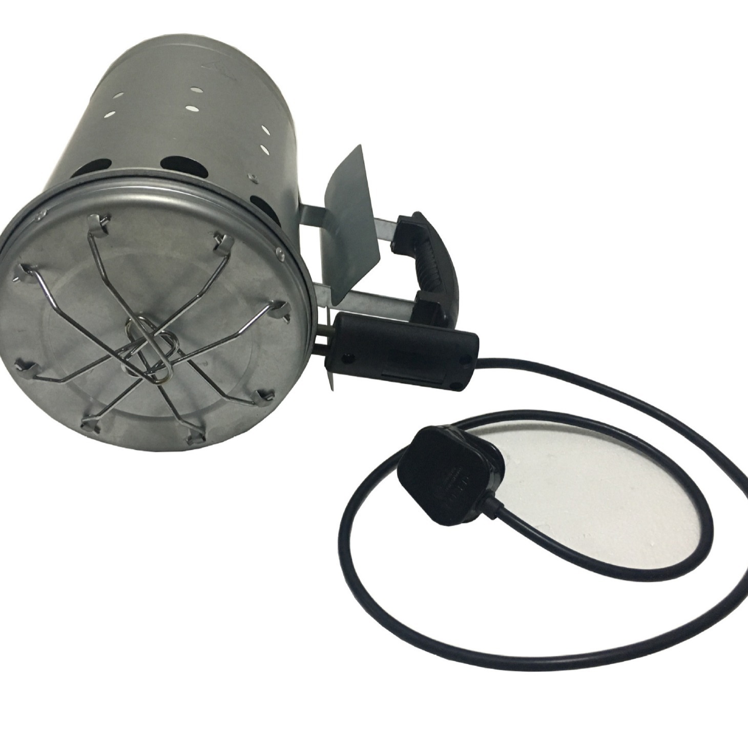 La producción de la fábrica galvanizó el barril eléctrico del carbón de la hoja con el encendedor eléctrico del barril del carbón del tubo de calefacción