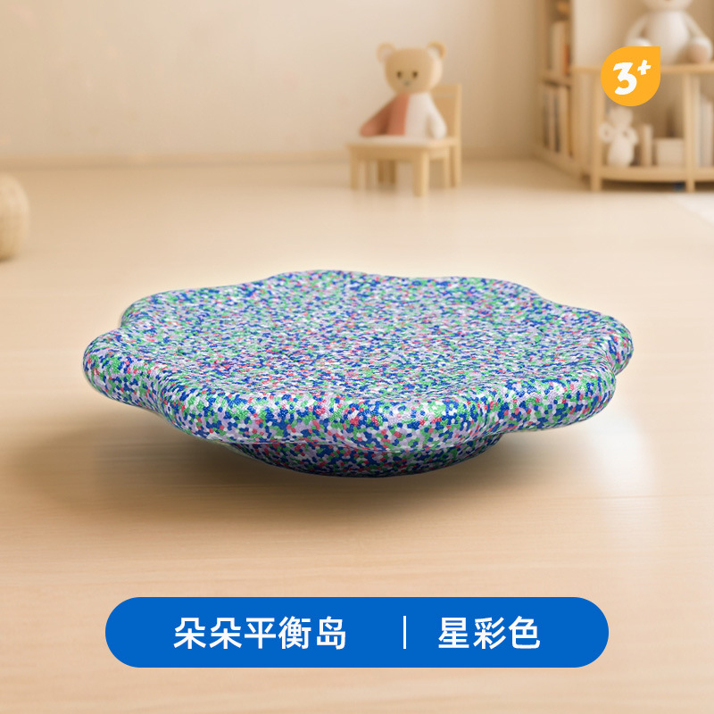 Aprender arco iris a través del río piedra de equilibrio infantil entrenamiento sensorial jardín de infantes puente interior juguete de puzzle