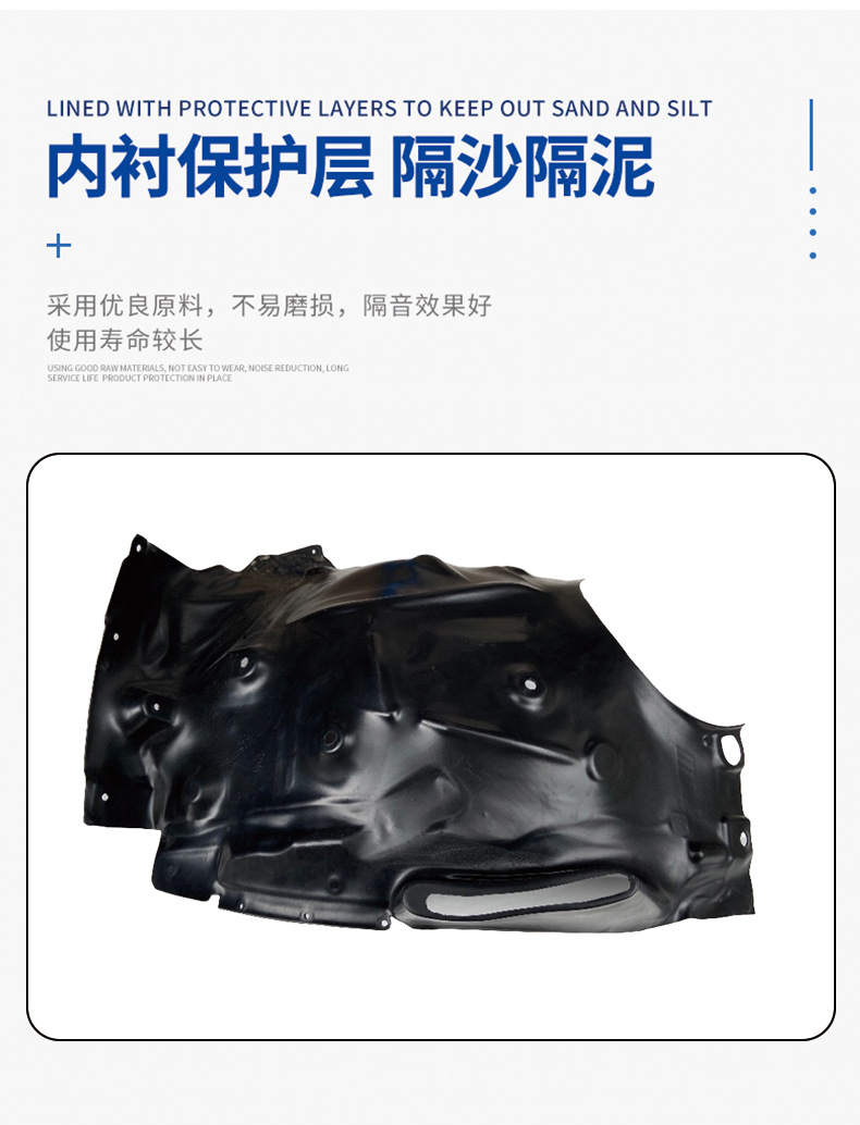 Suitable for Bmw M3M4 Front Fender Liner F80F82 Front Wheel Mudguard Chassis Cover Triangular Panel Protective Cover