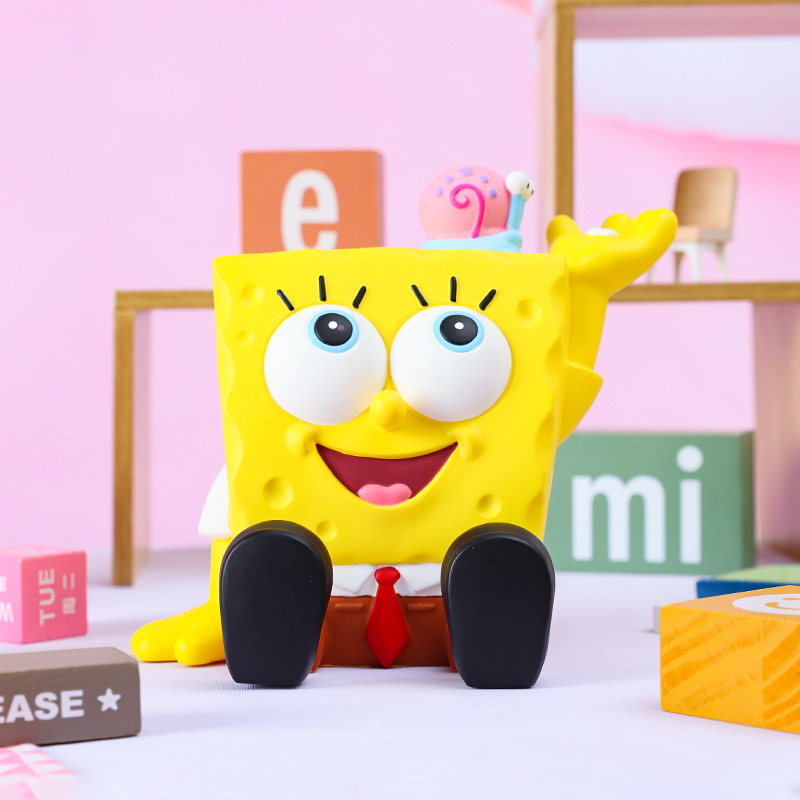 Emocional capabala alcancía vinilo durable alcancía regalo para niños decoración de escritorio entrega de una sola pieza