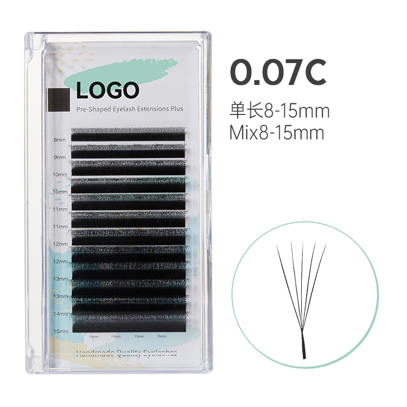 Fabricantes de flores de veludo pequeño trolevo de cuatro hojas injerto transfronterizo pestañas falsas 3D4D5D super suave tienda de pestañas especiales