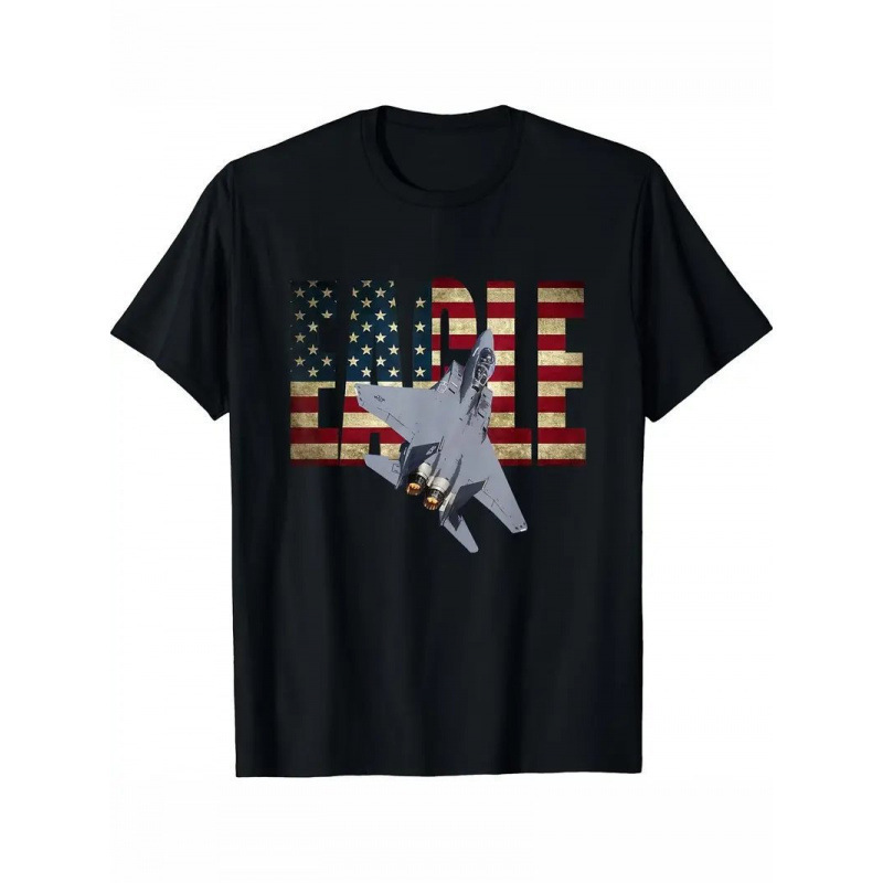 Amazonクロスボーダーヨーロッパとアメリカの人気国旗プリントサマーTシャツレトロ3Dデジタルプリントラウンドネック半袖紳士服|undefined