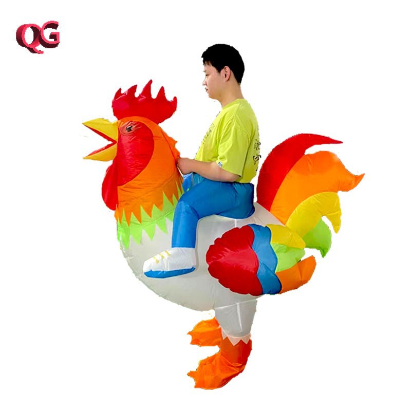 컬러풀한 수탉 프리 사이즈 140-190cm