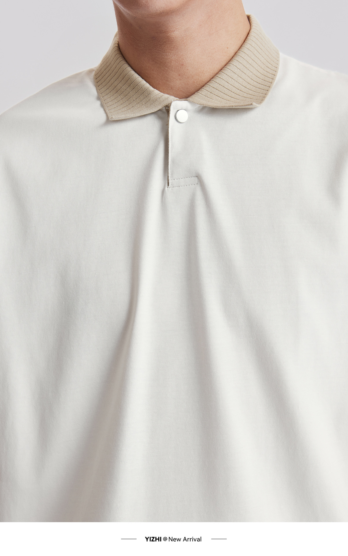 Áo Polo Nam Cổ Bẻ Phong Cách Cổ Điển, Chất Liệu Cotton Thoáng Mát, Form Rộng Vai Xuôi — màu sắc chi tiết 11