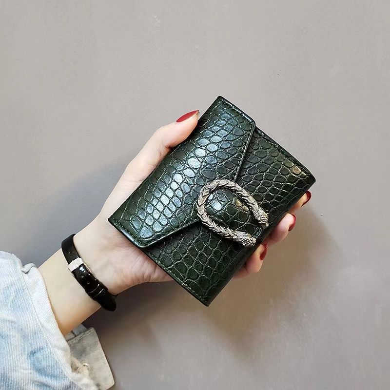 New wallet ancient style Han element short coin purse junior high school student small wallet simple multi-functional large capacity card holder