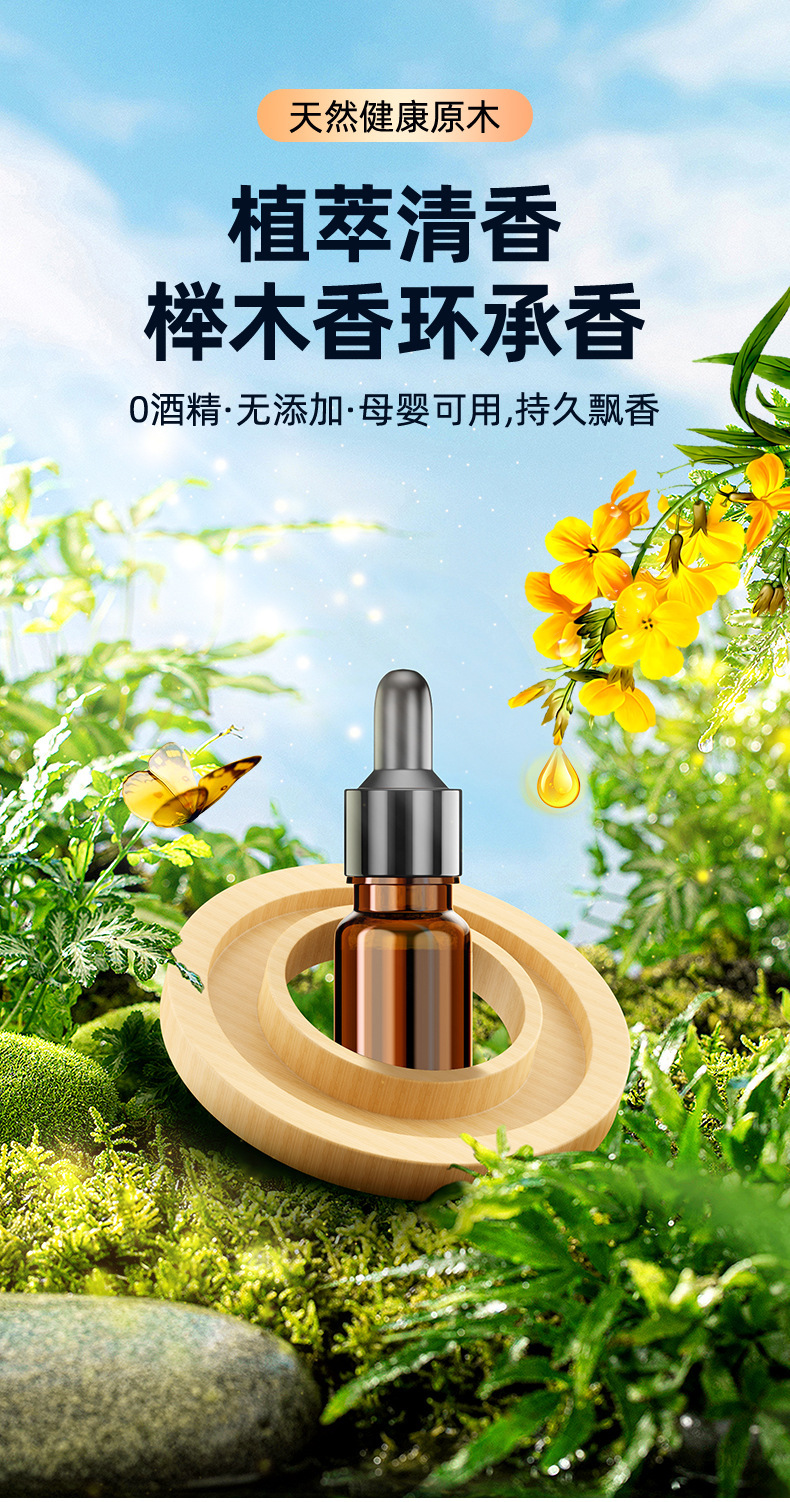 Car Aromatherapy Car 2024 New Perfume Fragrance Deodorizing Car Deodorizing Car Men's High-End Ornaments
