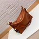 High Quality New Beaded Mini Cowhide Dumpling Bag Women's Hobo Genuine Leather Armpit Bag Beaded Single Shoulder Crossbody Bag