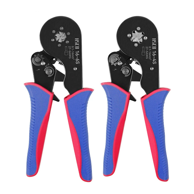 HSC8 16-6S клещи регулируемые VE трубчатые клещи игольчатые четыре/шесть сторон 16-4S клеммы холодного давления