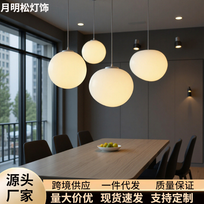 Pebble Chandelier Island Bar Restaurant Bedroom Study Creative Clothing Store Shop Decorative Bedside Small Chandelier