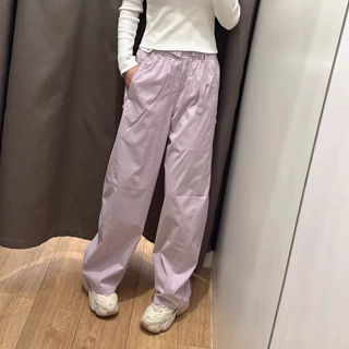 女装休闲廓形长裤系腰带弯刀镰刀裤宽松工装直筒裤子新款L485273