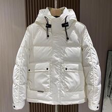 冬季免洗滑料羽绒服男潮流三防加厚保暖上衣时尚帅气短款休闲外套