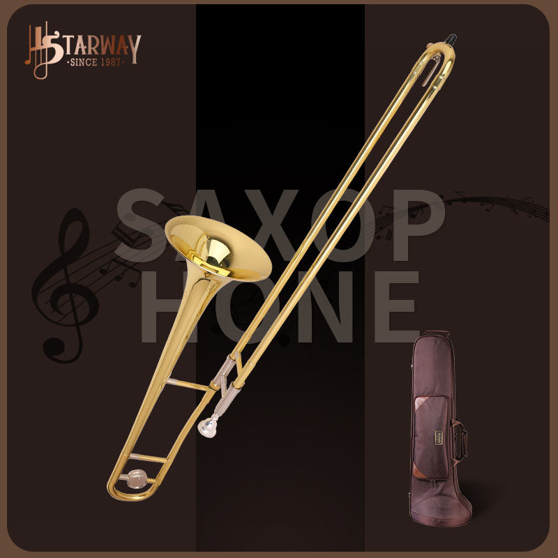 Starway斯达威乌木黑管17键降B调黄铜镀镍专业吹管乐器胶木单簧管详情6
