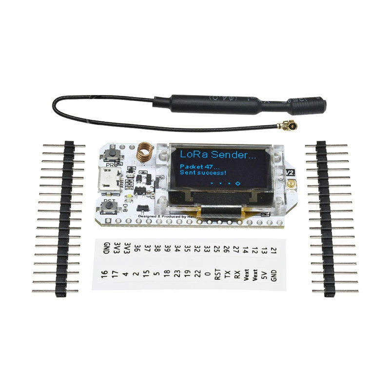 Плата разработки SX1276 0.96" OLED ESP32 Wi‑Fi Bluetooth LoRa узел 868–915 МГц